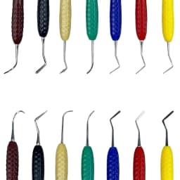JUMTOP 7Pcs Dental Resin Filler Aesthetic Restoration Tools Double Head Resin Sculpture Knife