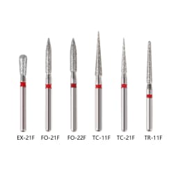 Dental Diamond Burs For High Speed Handpiece Friction Grip FG 1.6mm Bur 5Pcs/Box 42Types Polishing Teeth Whitening Tools