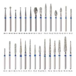 Dental Diamond Burs For High Speed Handpiece Friction Grip FG 1.6mm Bur 5Pcs/Box 42Types Polishing Teeth Whitening Tools