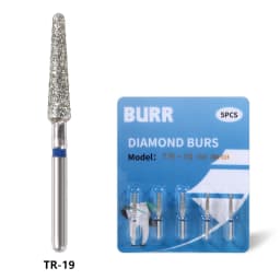 Dental Diamond Burs For High Speed Handpiece Friction Grip FG 1.6mm Bur 5Pcs/Box 42Types Polishing Teeth Whitening Tools