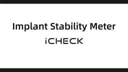 JUMTOP Dental Implant Monitor Oral Implant Stability Measurement Device Dentistry Detector Tools