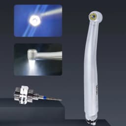 Dental E-generator Shadowless Ring LED High Speed ceramic mini/standard / torque Handpiece with 5 Water Sprays 2/4 Holes
