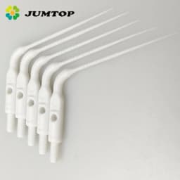JUMTOP 5Pcs Dental Plastic Sonic Powered Endo Irrigation Tips Root Canal Tip Dentistry Air Scaler Handpiece Tip