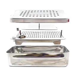 Dental PRF CGF Box Implant Plate Rich Fibrin Box Stainless Steel Implant Surgical Bone Membrane Kit Dental Lab SurgeryInstrument