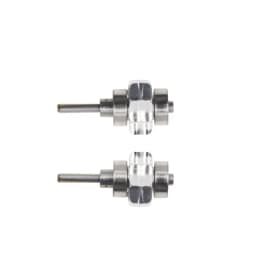 JUMTOP Dental LED High Speed Handpiece 45 Degree Single Water Spray E-generator Integrated Small Head Push Button Handpiece