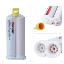 SANDENT Dental Impression Material 50ml Silicone Impression Material Lightweight Silicone Elastomer Dentist