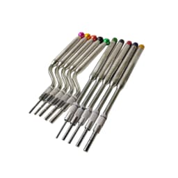 5Pcs Dental Implant Osteotome Instrument Sinus Lift Bended Extruder Concave Tips Stainless Steel Dentistry Tooth Extraction Tool