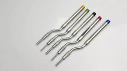 5Pcs Dental Implant Osteotome Instrument Sinus Lift Bended Extruder Concave Tips Stainless Steel Dentistry Tooth Extraction Tool
