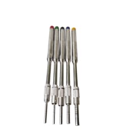 5Pcs Dental Implant Osteotome Instrument Sinus Lift Bended Extruder Concave Tips Stainless Steel Dentistry Tooth Extraction Tool