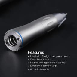 Dental Surgical Straight Handpiece External / Inner Water Spary NoseCone 1:1 Fiber Optic motor for NSK / 6Hole air motor LED