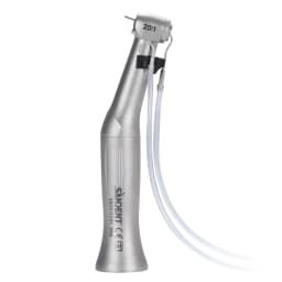 SANDENT 20:1 Dental Implant Contra Angle Handpiece Push Button Chuck External Spray E-Type Motor Compatible