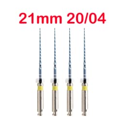 Dental Blue Dental Rotary Files Nickel Titanium Root Canal Files Endodontic Files 04 06 Taper Heat Activation Blue Files Rotary