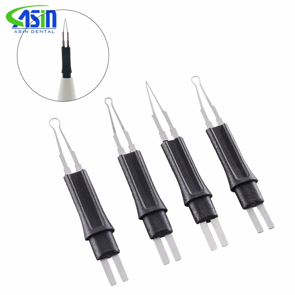 4Pcs/Pack Dental Gutta Percha Heated Cutter Tips Endodontic Heating Cutting Tips