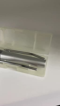 JUMTOP Dental Triple Way Syringe with 2 Nozzles Aluminum Alloy Shell Air Water Spray Handpiece