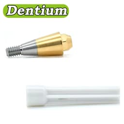 Dentium Compatible SAB 45 Multi Unit Straight Titanium Abutment 10/15 Height, Full Arch Bridge Restoration Dental Lab Wholesale
