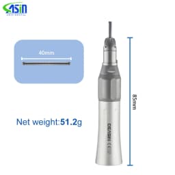 FX25 Dental Low-Speed Handpiece Straight Angle 1:1 Direct Drive Turbine Straight Surgical Electric Polishing Motor