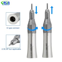 FX25 Dental Low-Speed Handpiece Straight Angle 1:1 Direct Drive Turbine Straight Surgical Electric Polishing Motor