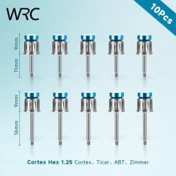 10Pcs Dental Implant Screw Driver Hex 1.20 1.25 1.27 1.40 NOB ITI 20mm 25mm Drivers For Clinic Dentistry Lab Restoration Tool