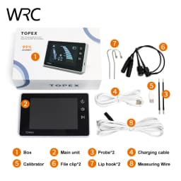 Dental Endodontic Root Apex Locator Root Canal Rechargeable Battery LCD Screen Apical Locator Instrument Tool