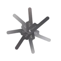 Dental Interproximal Reduction Gauge Ruler Tooth Gap Measure Reciprocating IPR System Stainless Steel Orthodontic Instrument