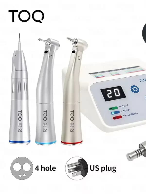 Dental Brushless Led Micro Motor Electric Machine Set Internal Water Spray E-type Contra Angle Handpiece Clinical Equipment