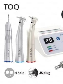 Dental Brushless Led Micro Motor Electric Machine Set Internal Water Spray E-type Contra Angle Handpiece Clinical Equipment