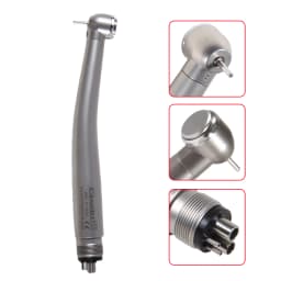 ASK Dental LED E-generator/No LED High Speed Handpiece 2Hole/4Hole Low Noise Torque Head Triple Water Spray Stainless fit NSK