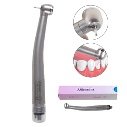 ASK Dental LED E-generator/No LED High Speed Handpiece 2Hole/4Hole Low Noise Torque Head Triple Water Spray Stainless fit NSK