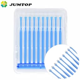 JUMTOP 20Pcs Dental Applicator Sticks Disposable Adhesive Tip Tooth Crown Porcelain Veneer Dentistry Materials