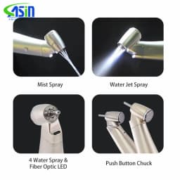 DEASIN Dental Inner&External Channel 1:4.2 Increasing Speed Contra Angle Electric Micromotor 45 Degree Fiber Optic Handpiece