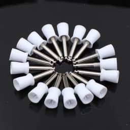 100Pcs Dental Prophy Cup Latch Type Disposable Rubber Tooth Polishing Cup for Low Speed Contra Angle Handpiece