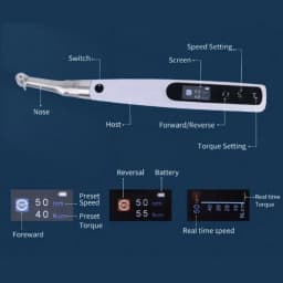 JUMTOP Dental Electric Implant Wrench Motor Torque Driver Wrench for Teeth Implant, Up To 50Ncm 50rpm