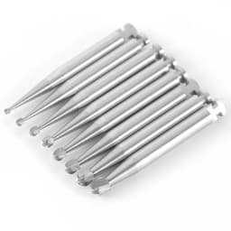 5PCS/Box Dental Tungsten Carbide Burs Low Speed Round RA Series For Dental Lab or Clinic Shank Dia.=2.35mm Length=22.5m