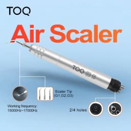 Dental Ultrasonic Air Scaler with 3 Tips Tooth Calculus Remover Cleaning Tool Handpiece Whiten Tooth Cleaner Dentist Lab