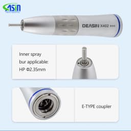 Dental 1:1 LED Contra Angle With E-generator LED Handpiece X402 Internal Single Water Spray Fit for Universal E-Type Motor