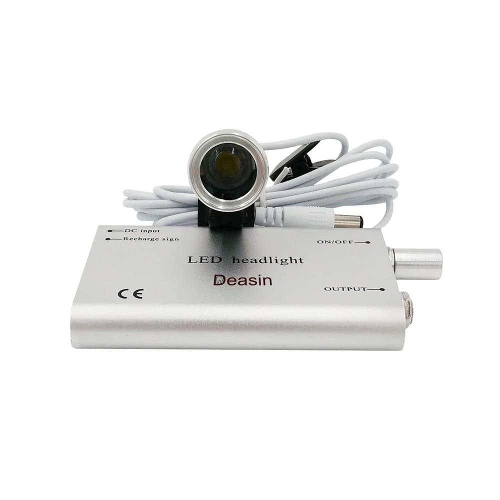 DEASIN Brand New Portable LED Head Light Lamp for Dental Surgical Medical Binocular Loupes