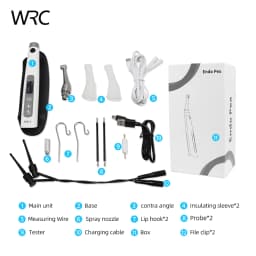 2 In 1 Dental Smart Wireless Endo Motor Built In Apex Locator Root Canal 360ᄚAdjustable Handpiece for Root Canal Treat