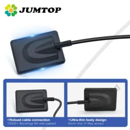 JUMTOP Dental RVG Sensor HDR 500C/600C Digital Intraoral Imaging System with Software APS CMOS Sensor