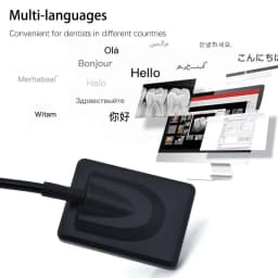 JUMTOP Dental RVG Sensor HDR 500C/600C Digital Intraoral Imaging System with Software APS CMOS Sensor