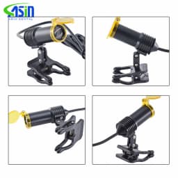 5W Headlight Belt Clip Type Headlamp with Optical Filter for Dental Loupes Lab Medical Magnifier Magnification Binocular