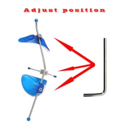 Dentst Dental Face Mask Single Pole Orthodontic Adjustable High Pull Headgear Orthodontic O-ring Elastics Ties Chain Band