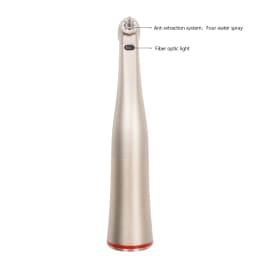 Dental 1:5 Speed Increasing Contra Angle Handpiece with Fiber Optic Light Water Spray E-Type Electric Motor Dentistry Clinic Lab