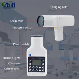 DEASIN Portable Dental X-Ray & RVG Sensor System – Digital Intraoral Camera for Clinic Use