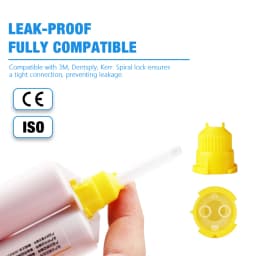 50/100PCS Dental Mixing Tips 1:1Dental materials for Lightweight Silicone Rubber Material Disposable Dental Supplies Mixing Tube