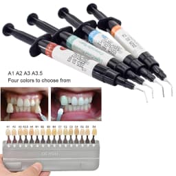 A1 A2 A3 A3.5 B1 Universal Dental Light Curing flowable Composite Resin for Tooth Restoration Dental Materials Available In 4 Co