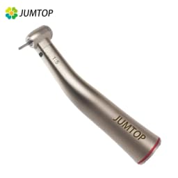 1:5 Contra Angle Handpiece - Low Speed Fiber Optic Red Ring Push Button with 4-Way Spray - Dentistry Tool