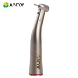1:5 Contra Angle Handpiece - Low Speed Fiber Optic Red Ring Push Button with 4-Way Spray - Dentistry Tool
