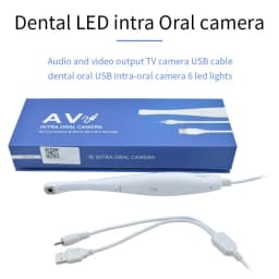 JUMTOP Dental Intraoral Camera Visual Oral Examination Camera With 6 LED Lights Teeth Detecting Instruments