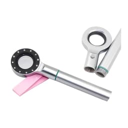 JUMTOP Dental Base Light Restoration Teeth Shade Matching Lamp 12 LED Hand Held Shade Matching Light Oral Colorimetric Lamp