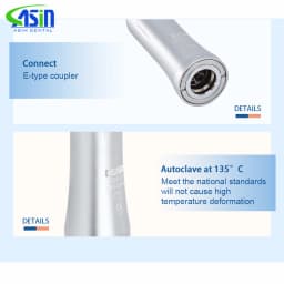 DEASIN Dental E-generator LED Light Contra Angle Low Speed Handpiece Inner Water Spray Dentistry Equipment